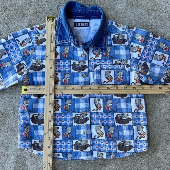 90s Gitano Long Sleeve Button Up Shirt - Picture 5 of 6